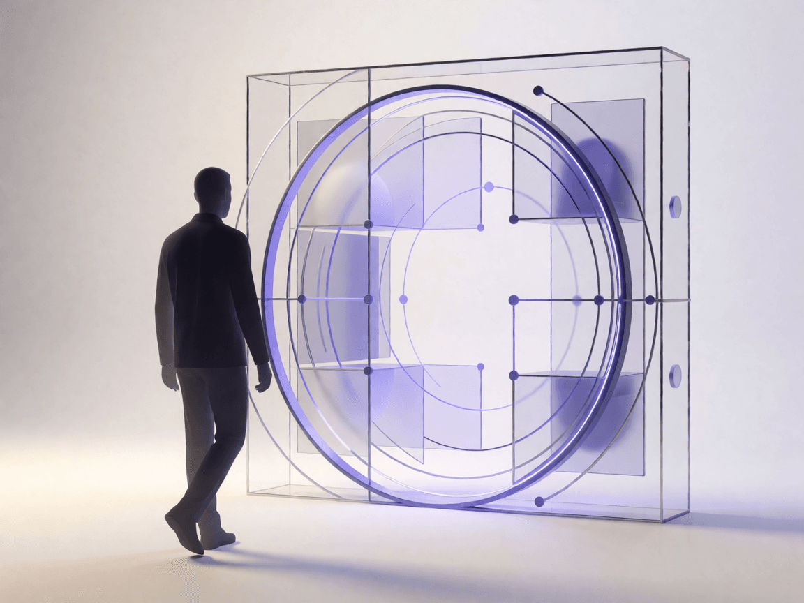 Abstract visual representing VertexNirvana's security architecture