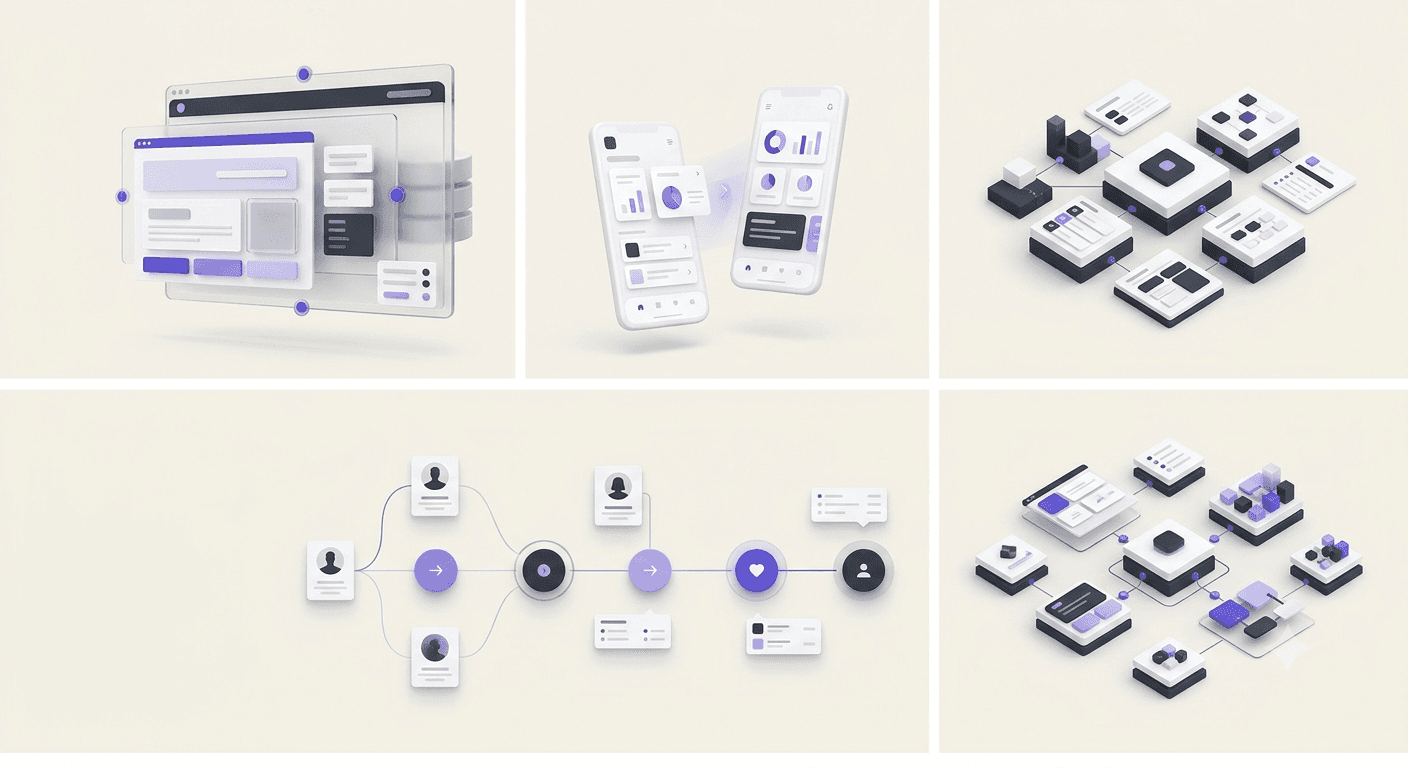Custom web solutions visual